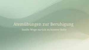 Atemübungen zur Beruhigung – ruhiges abstraktes Wellenmotiv von Quantum Health Synergy