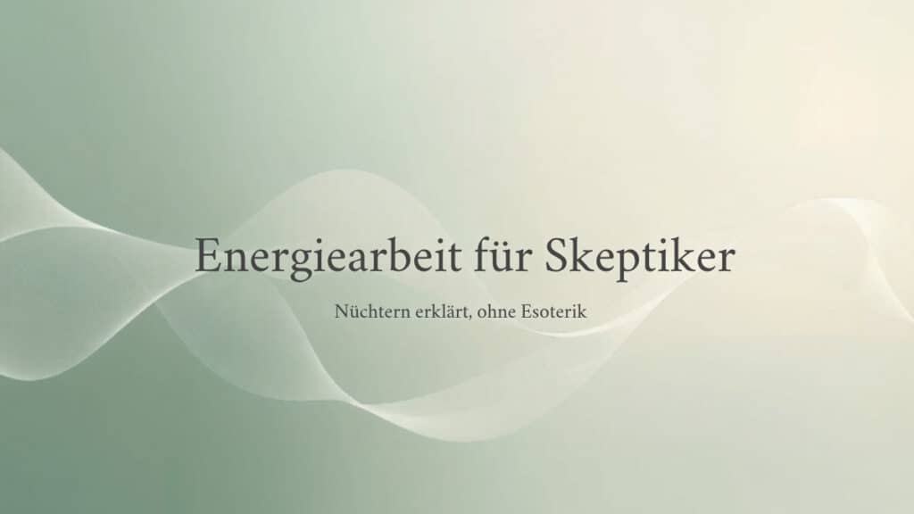 Energiearbeit für Skeptiker nüchtern erklärt – ruhige Lichtwellen, Quantum Health Synergy
